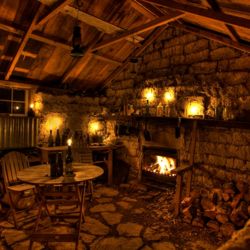 Originally built by Chinese miners, the Mud hut offers a cosy, rustic overnight experience.