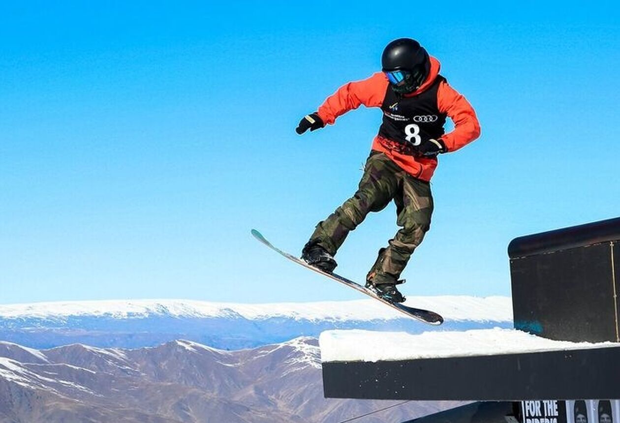 Skiing in the south island