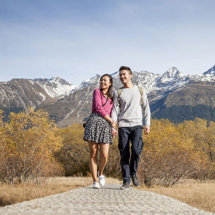 グレノーキーの雄大な景色はロマンティックな気分を誘うかもしれません。