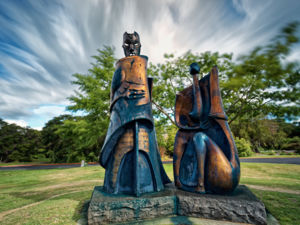 Waituki Sculpture in Government Gardens