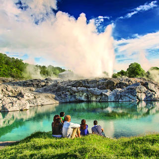 Take in the beauty of the Pohutu Geyser in  Te Puia - an exceptional experience.