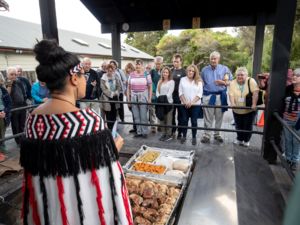 Delicious hāngī at Te Puia