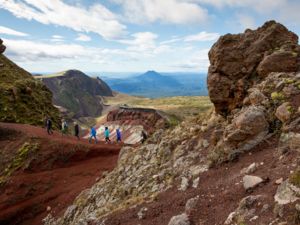 Guided walk on Mount Tarawera