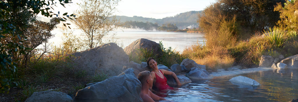 Relax and refresh in Polynesian Spa's natural mineral hot pools.