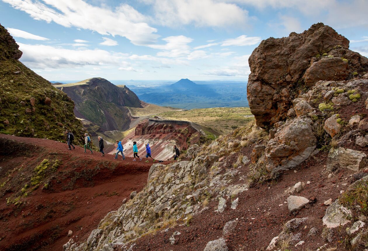 Gaze in awe at Mount Tarawera from the shores of the lake that lies in front of it. Imagine the frightening night of June 10, 1886, when the mountain's