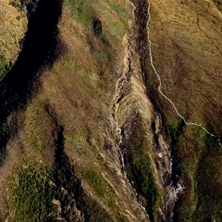 Vue aérienne sur les volcans de Tongariro Alpine Crossing