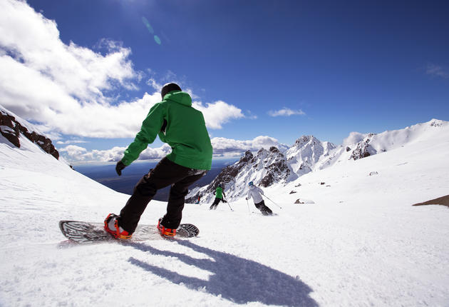 skiing in the north island