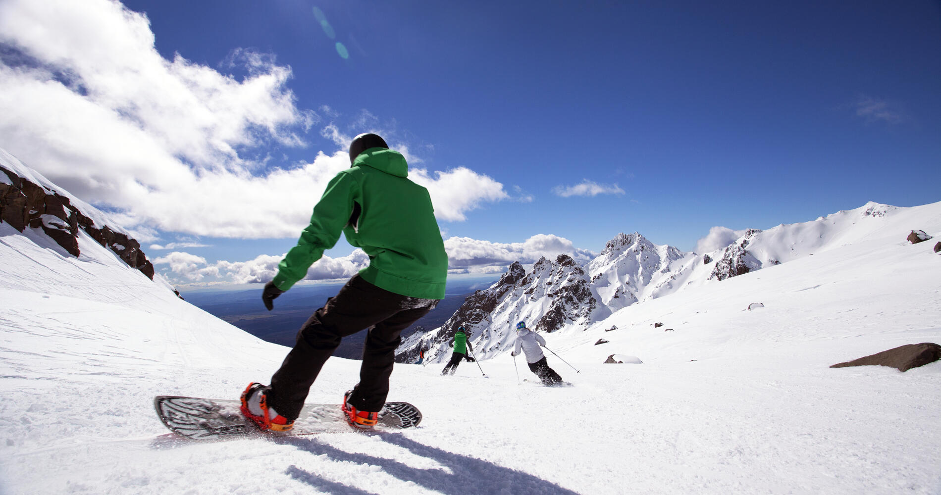 北島中央部でスキー | ニュージーランド