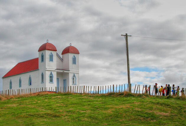 아름다운 두 개의 국립공원 사이에 위치한 시골마을 라에티히는 뉴질랜드에서 가장 전원적인 곳으로 알려져있다.