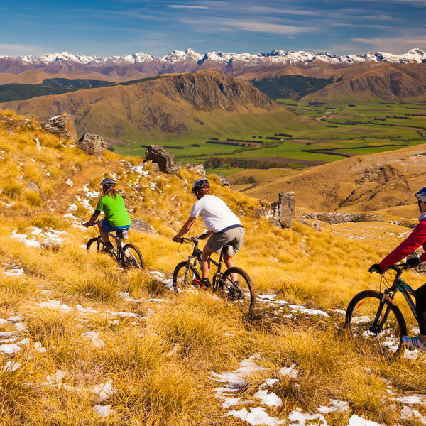 Cycling the Welcome Rock Trails, Northern Southland.