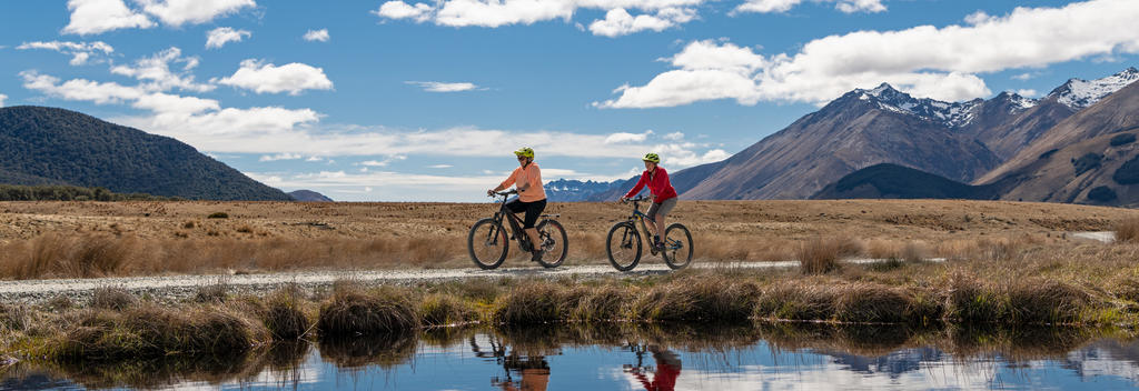 Biking in Von Valley, Southland 