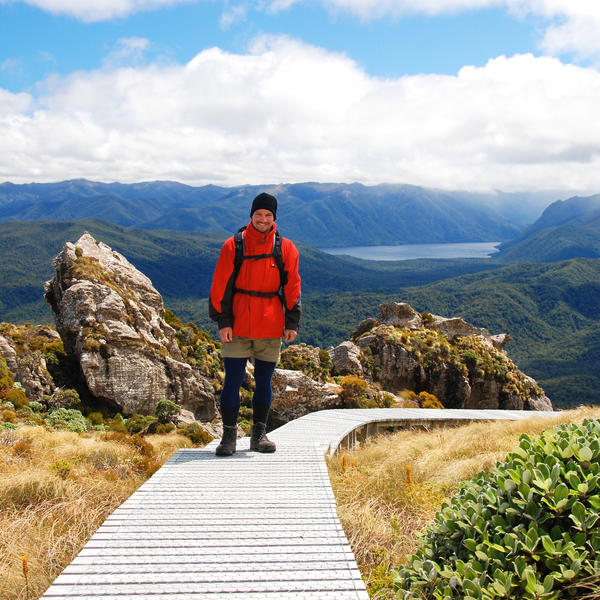 The track is known for its spectacular views across Fiordland and beyond.