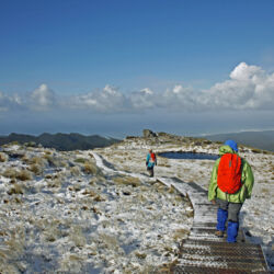 絵のように美しい冬のトゥアタペレ・ハンプリッジ・トラック