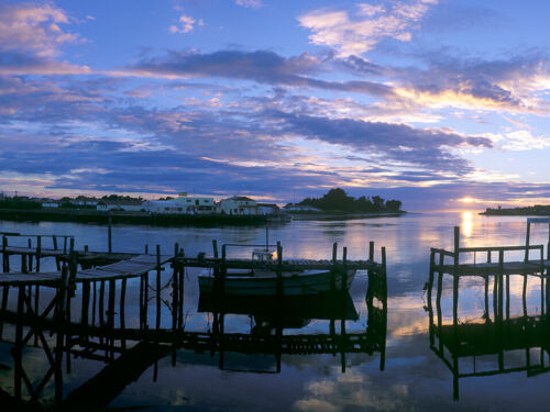 Much of the population of Riverton is employed in the local fishing industry.