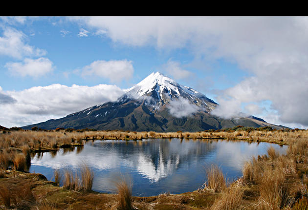 Taranaki is located on the western side of New Zealand's North Island and offers countless opportunities for adventure seekers. Hike under the shadow of Mount Taranaki or explore the green fertile lowlands and artistic culture of Taranaki, New Zealand.