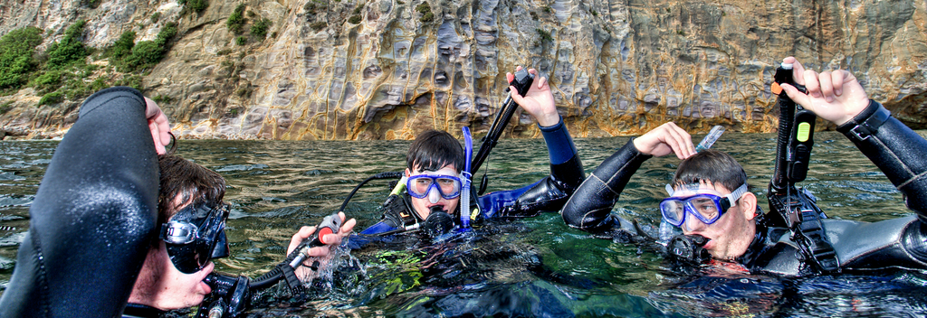 Diving in the marine reserve