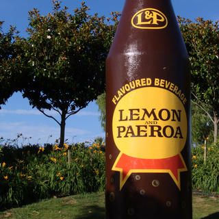 The famous Paeroa L&P bottle