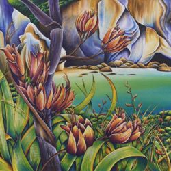 New Zealand artist Ginney Deavoll seeks inspiration from her surroundings