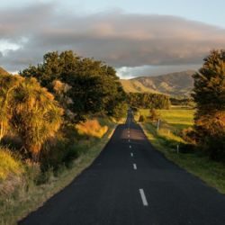 The scenic countryside from Thames to Ta Aroha