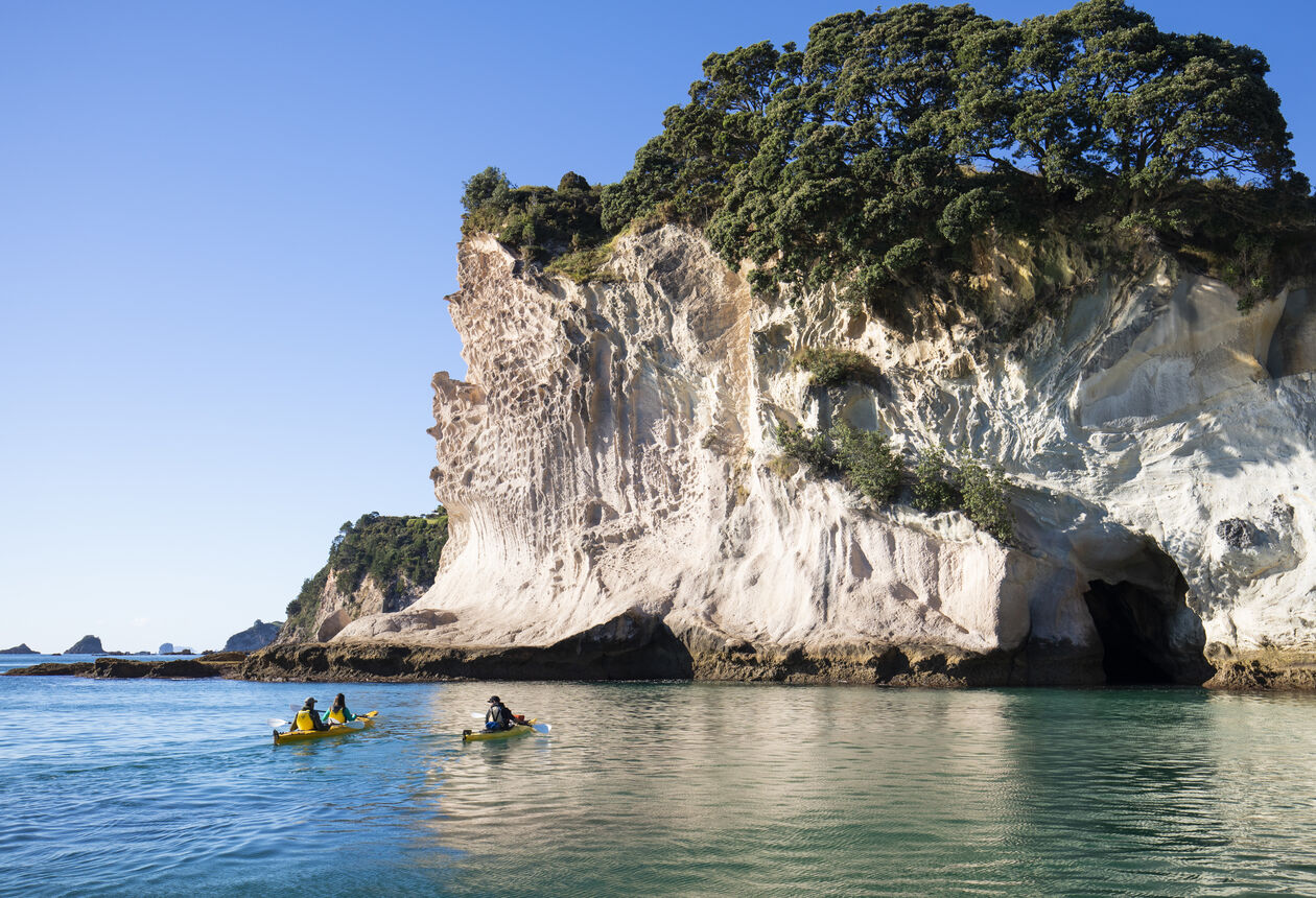 Kayaking is one of the best ways to explore New Zealand's coastline and inland waterways, all year round.