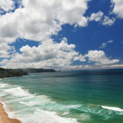 Tairua Beach surf view from deck
