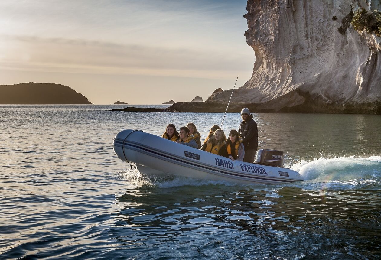 Blessed with stunning beaches and idyllic coves, The Coromandel has one of the most scenic coastlines in New Zealand - perfect for a boat cruise.