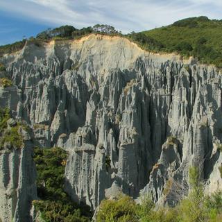 The otherworldly Putangirua Pinnacles featured in The Lord of the Rings trilogy.