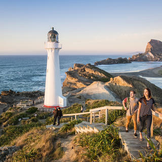 A walk up to the Castlepoint Lighthouse is a must when visiting the Wairarapa