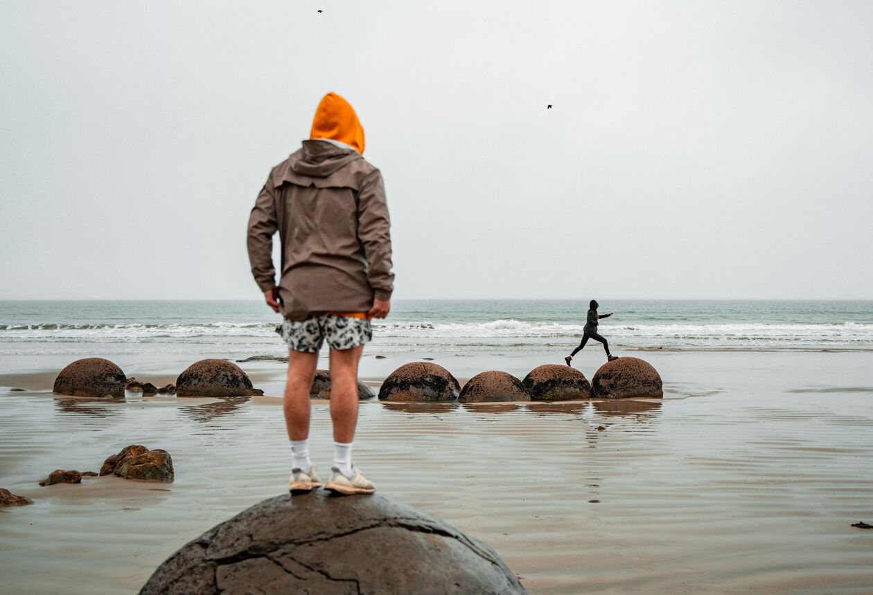 You simply can't drive along the North Otago coast without stopping to stare at the Moeraki Boulders - they're amazing!