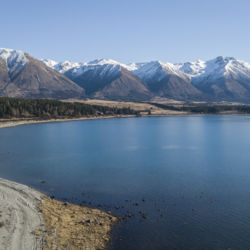 Lake Ōhau in winter
