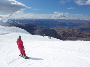 Take in spectacular views from the slopes of Cardrona