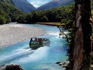 Jet-boating, Mt Aspiring