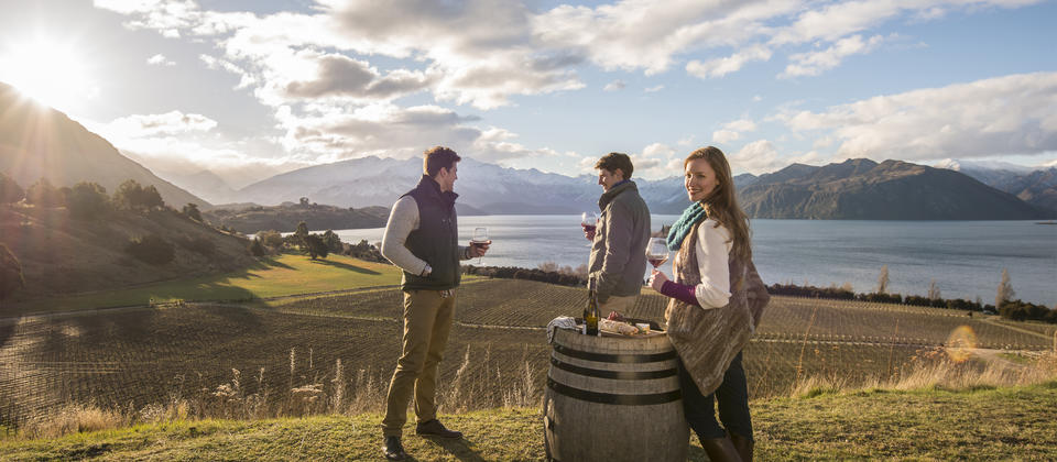 Lake Wanaka's Rippon is representative of the pioneering spirit of the winemakers in Central Otago - the world's southernmost wine producing region.
