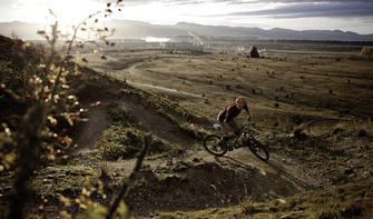 Boasting epic views of  the mighty Clutha/Mata-Au River and Wanaka Basin, Deans Bank is the most popular ride for mountain bikers in Wanaka.