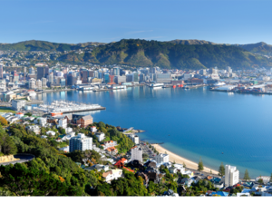 Waterfront parks and walkways make it easy to enjoy beautiful Wellington harbour.