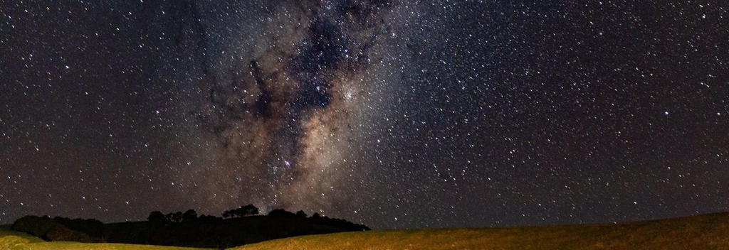 Milky Way rising over the Wairarapa near Castle Point