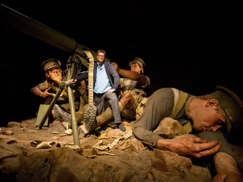 Take an immersive an emotional journey through the battlefields of Gallipoli at this exhibition. 
Pictured: Weta Workshop Founder and Exhibition Creat
