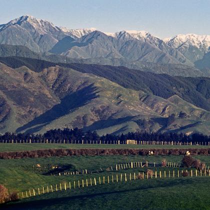 The Tararua Ranges as seen from Levin