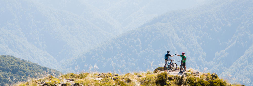A must-do for advanced riders, the trail winds through untouched wilderness of native forests and river valleys.