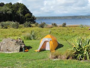 DOC campground by Lake Mahinapua