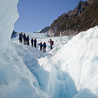 A heli hike on Fox Glacier.
