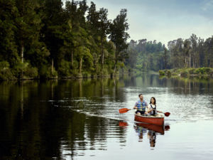 Lake Brunner is a great area to get out and explore with recreational activities such as boating, walking, and fishing.