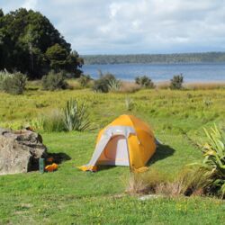 DOC campground by Lake Mahinapua