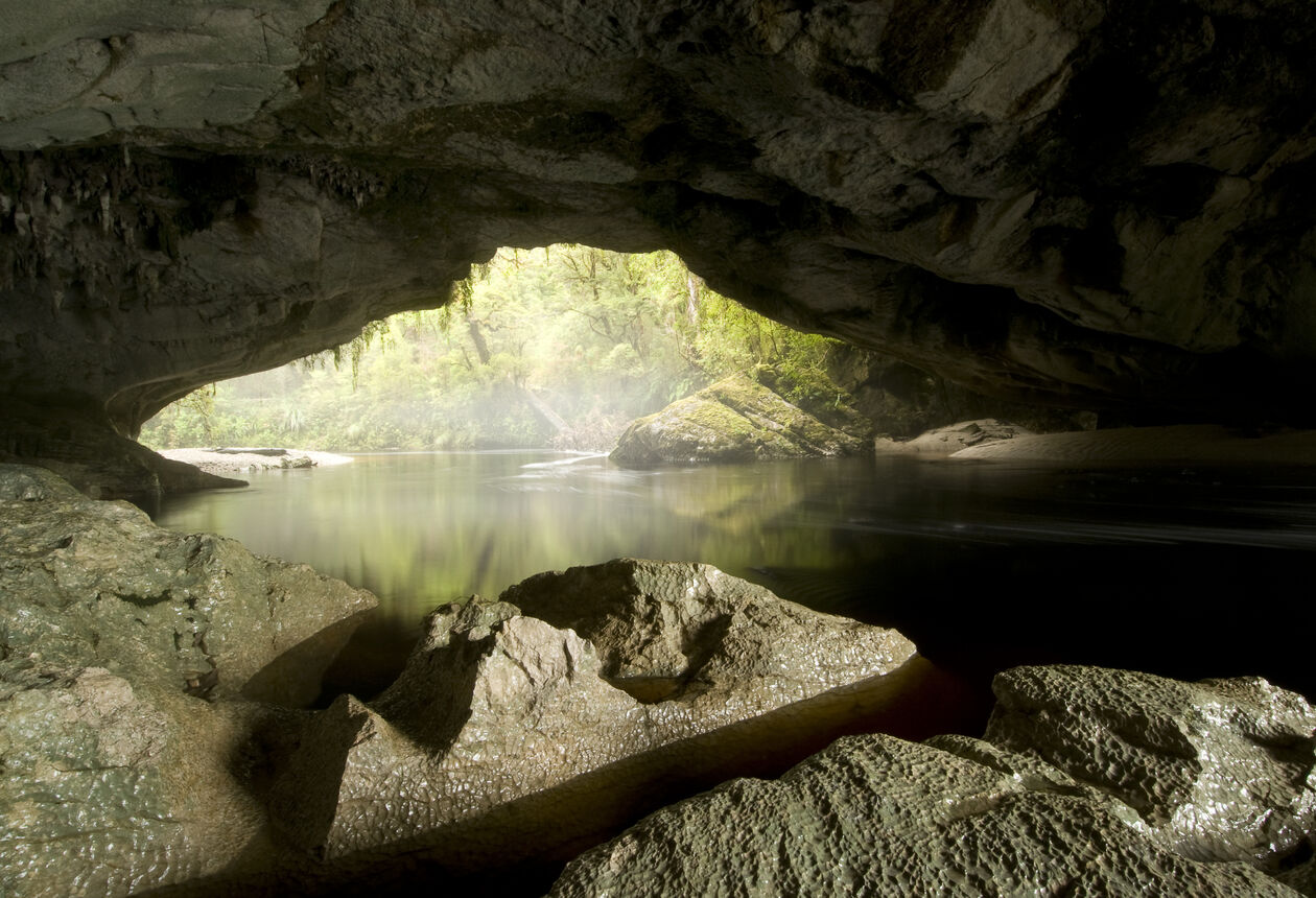 Kayak and hike through fascinating limestone formations and ancient native forests in the southwest corner of the Kahurangi National Park.
