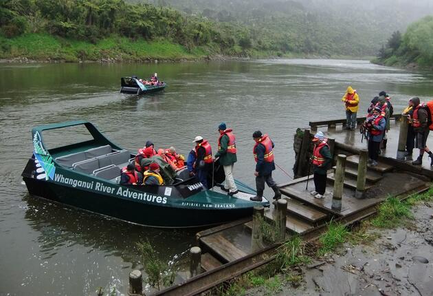 The mystical Whanganui River is New Zealand’s longest navigable waterway and the perfect place for a thrilling jet boat ride.