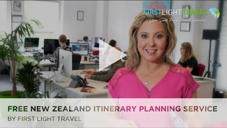Jodi explains why you should let First Light Travel organize your NEW ZEALAND SELF DRIVE TOUR. 

Since 2001, travellers have trusted us to deliver itineraries that exceeded their expectations - and our service is FREE! 

Enquire now to get your free, 