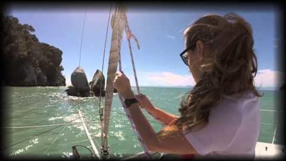 Scenic sailing in the Abel Tasman National Park. Cruise past bushclad coastline and golden sand beaches, lagoons, islands and bays. Enjoy the antics of seals, dolphins and birdlife. Have a go sailing or just sit back and relax. The peaceful, quiet and rel