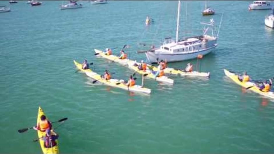 Rangitoto Volcano Kayaking Adventure: Join Fergs Kayaks for a magical adventure to Auckland's iconic Rangitoto Island! This epic fully guided tour begins at Okahu Bay, just under 10 minutes from downtown Auckland.
