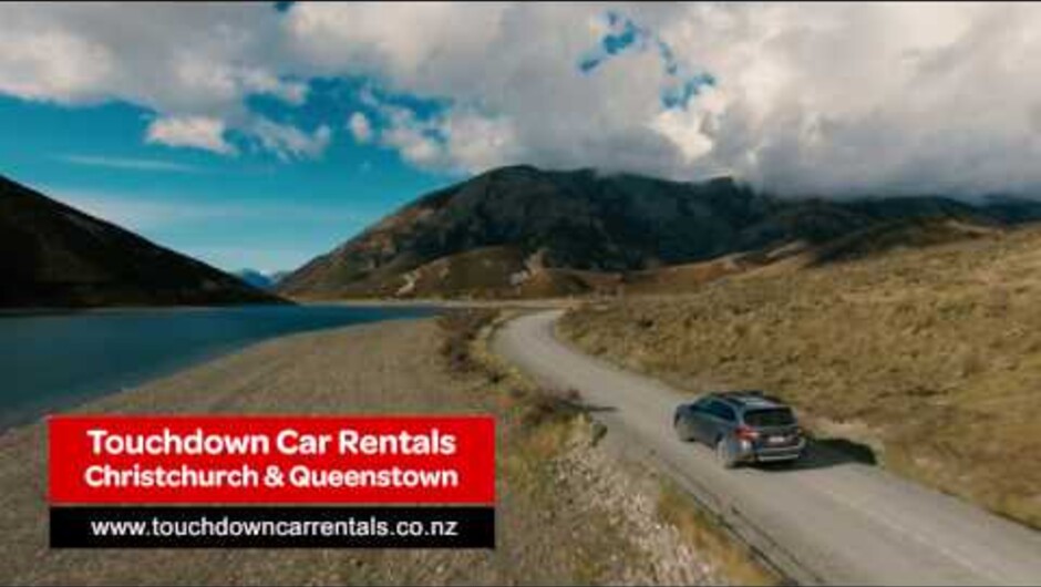 Touchdown Car Rentals is the best rental option if you are visiting the South Island. Christchurch and Queenstown