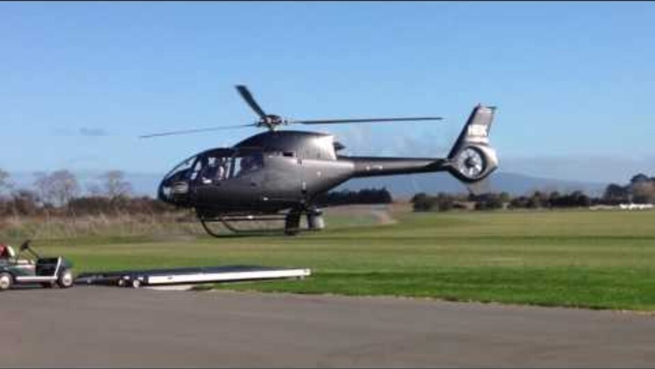 A sunny winter's day in New Zealand - another great day to go flying with Helicorp NZ